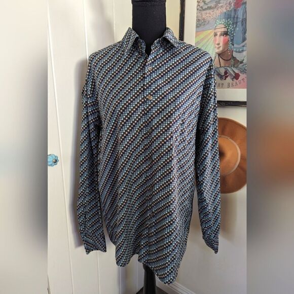 Armani Exchange Preppy Academia Workwear Classic Shirt MD  - Picture 1 of 10